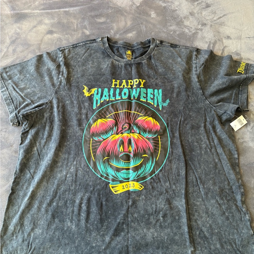 Disney Black Halloween Short Sleeve Tee